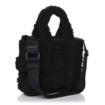 Marc Jacobs Polyester Cotton Mini The Teddy Traveler Tote Bag Black 3 of 10