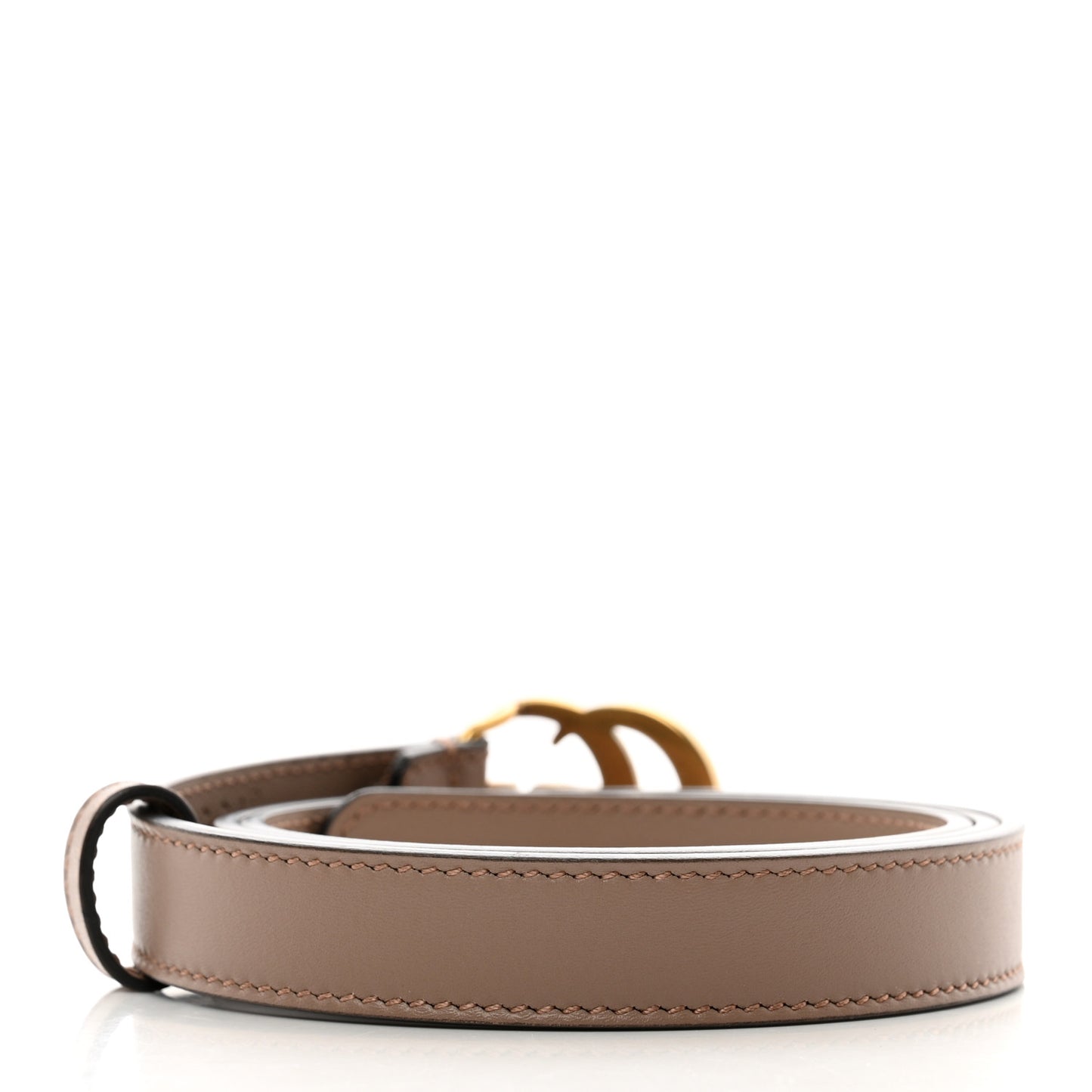 Calfskin Double G 20mm Belt 80 32 Porcelain Rose