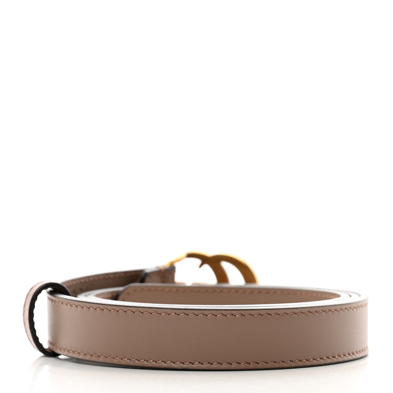 Gucci Calfskin Double G 20mm Belt 80 32 Porcelain Rose 2 of 7