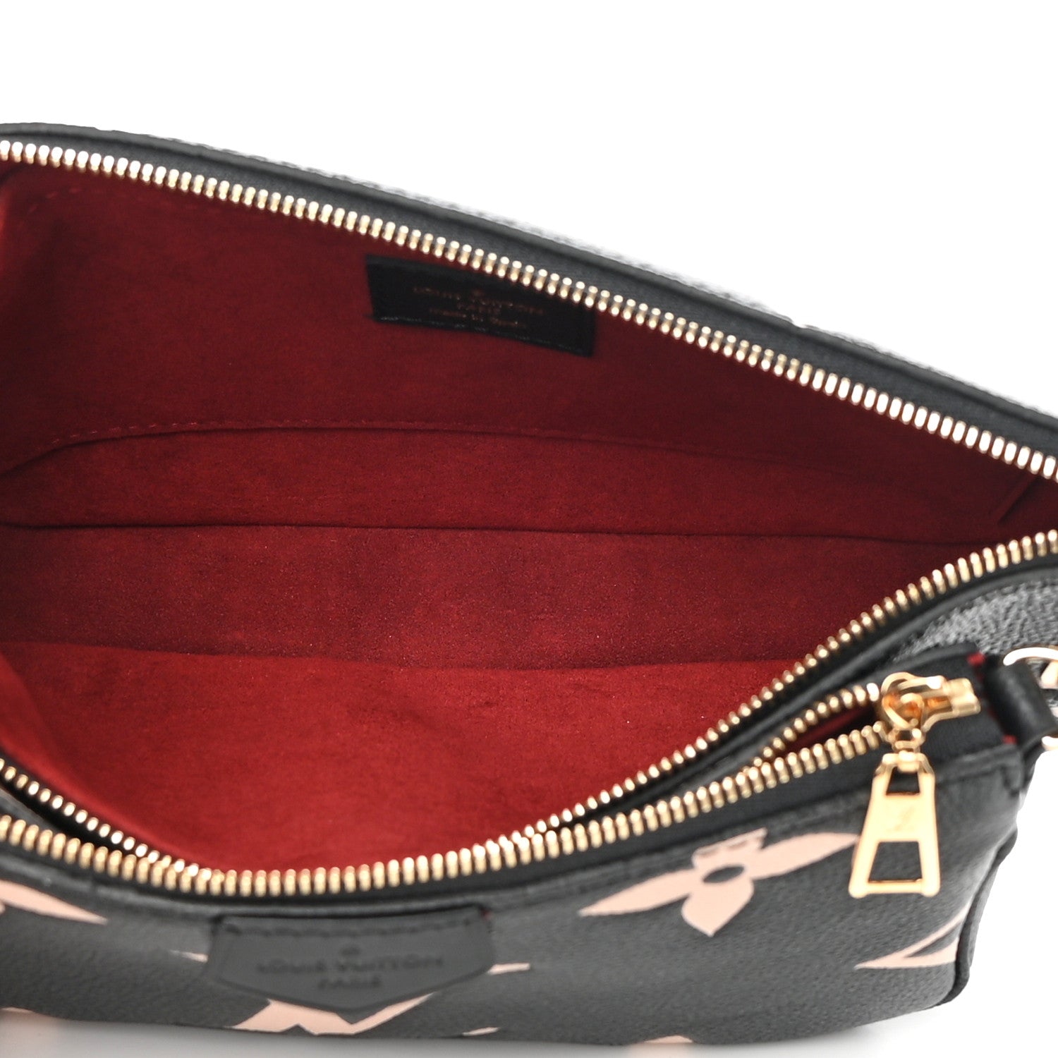 Louis Vuitton Empreinte Monogram Giant Multi Pochette Accessories Black Beige 5 of 10