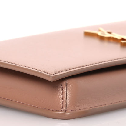 Saint Laurent Smooth Calfskin Monogram Phone Holder Crossbody Vintage Peach 9 of 12