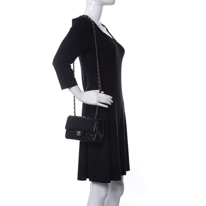Chanel Lambskin Quilted Mini Rectangular Flap Black 2 of 11