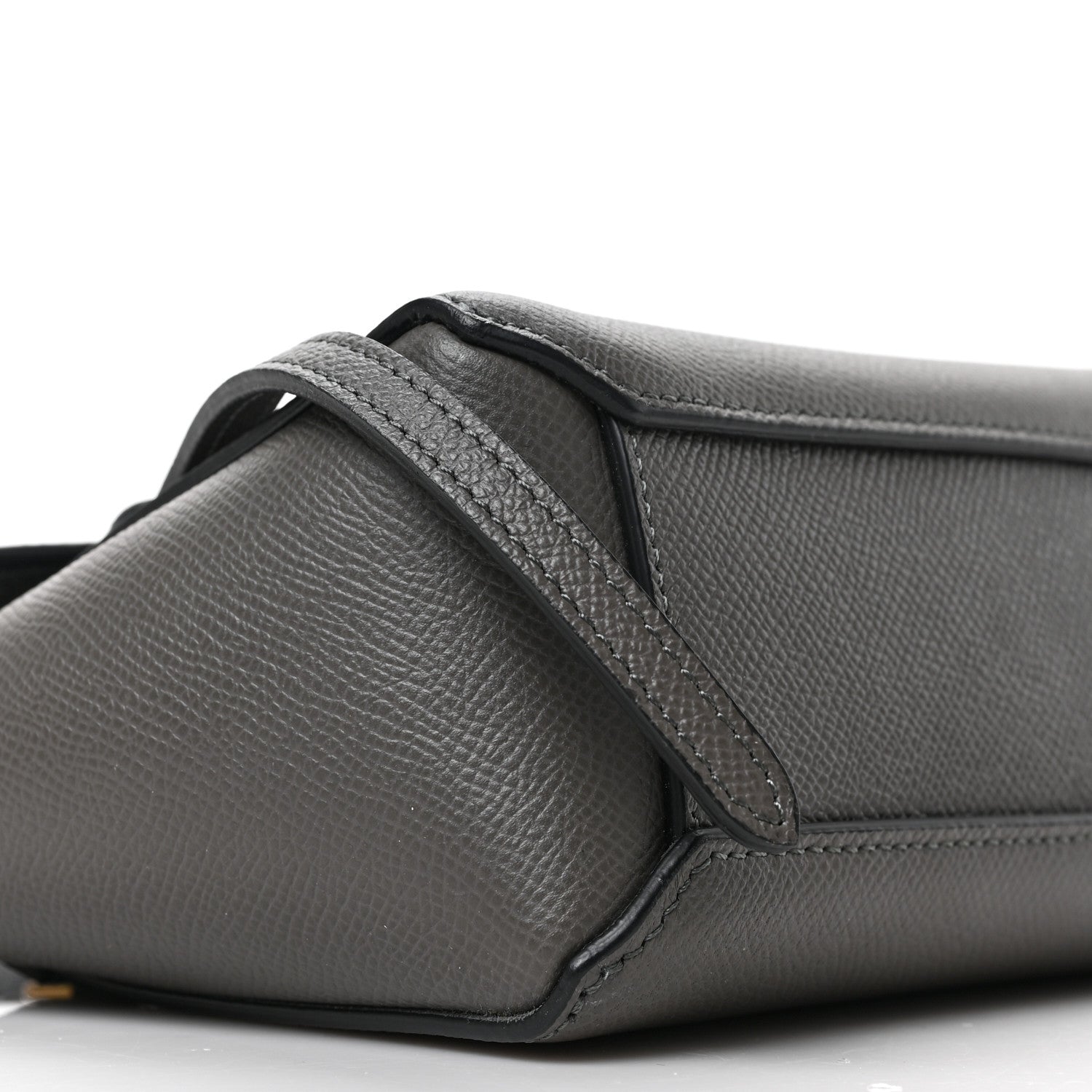 Celine Grained Calfskin Pico Belt Bag Grey 7 of 8