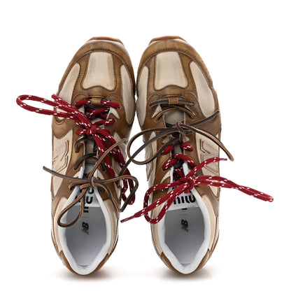 Miu Miu X NEW BALANCE Calfskin 530 SL Sneakers 37.5 Cinnamon 2 of 8