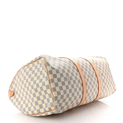 Louis Vuitton Damier Azur Keepall 50 3 of 9