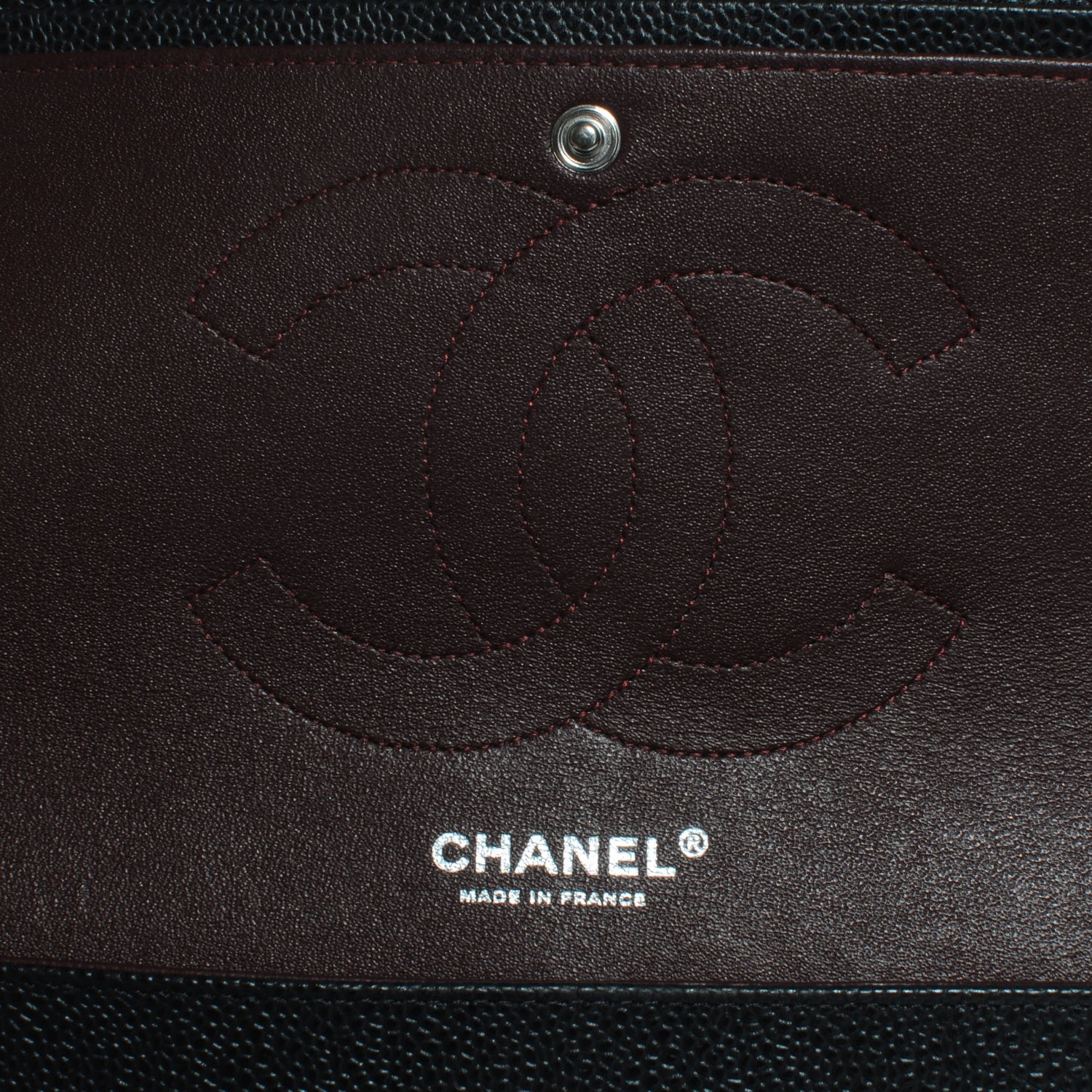 Chanel Caviar Quilted Jumbo Double Flap Black 6 of 8