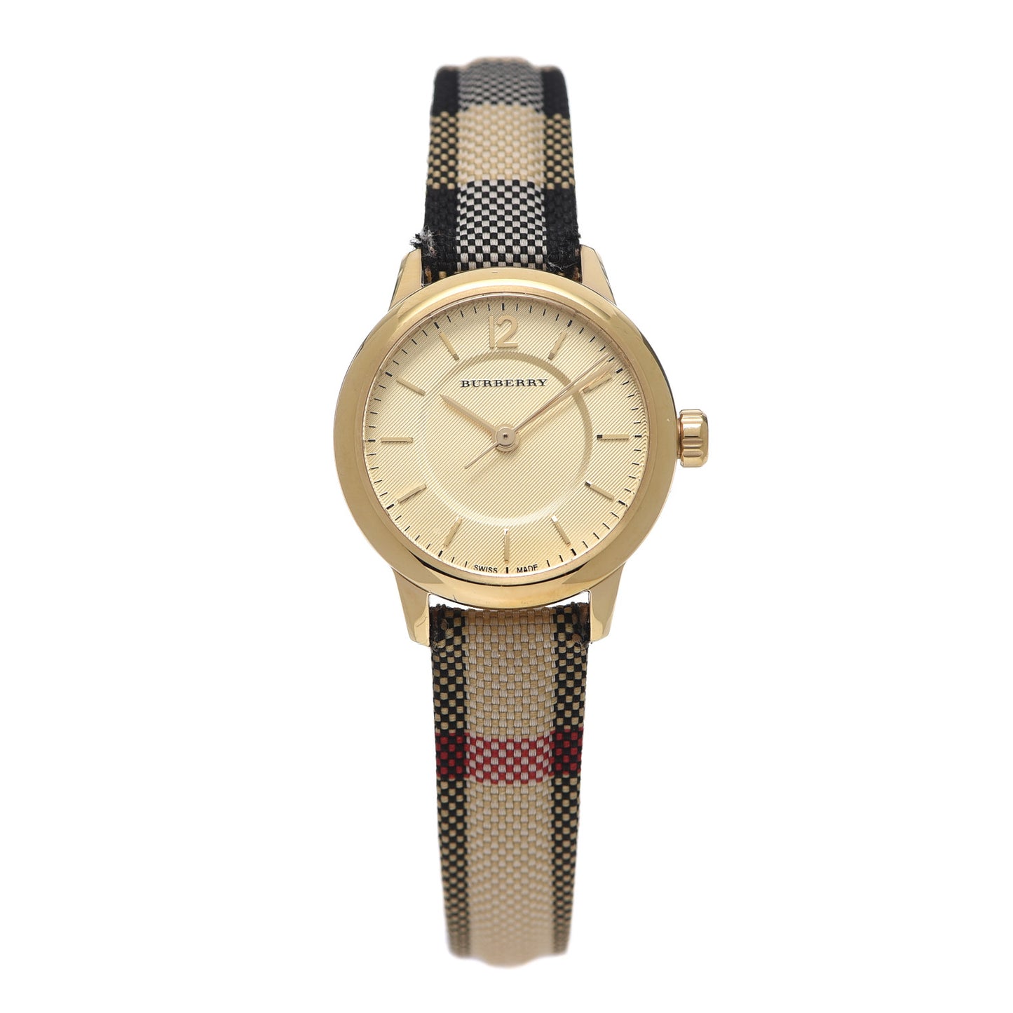 Stainless Steel Calfskin 26mm Classic Quartz Watch Champagne BU10201