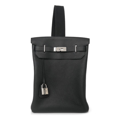 Hermes Togo Hac a Dos GM Backpack Black 1 of 12