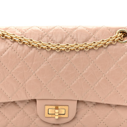 Chanel Aged Calfskin Quilted 2.55 Reissue 225 Flap Light Beige 8 of 10