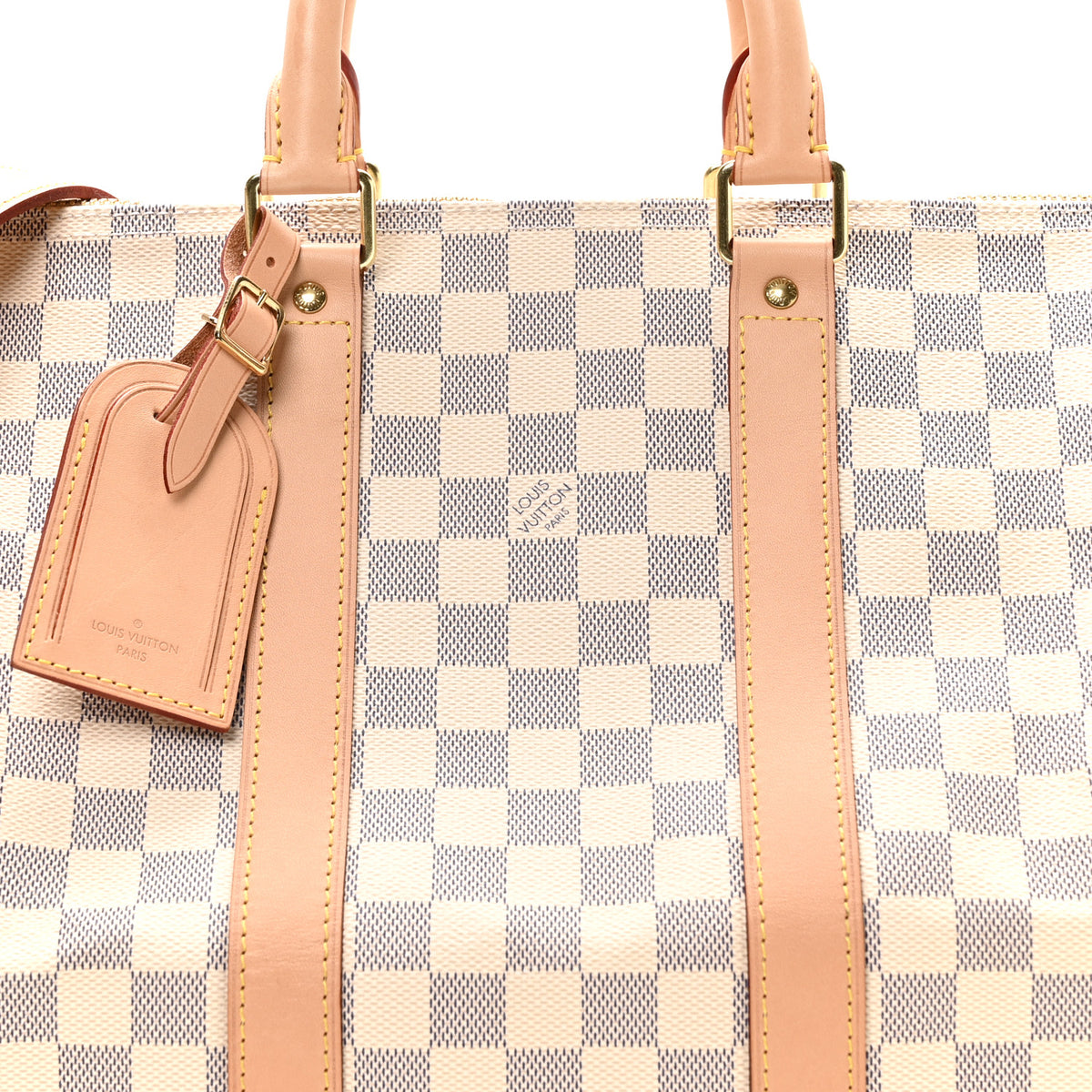 Louis Vuitton Damier Azur Keepall Bandouliere 45 7 of 9