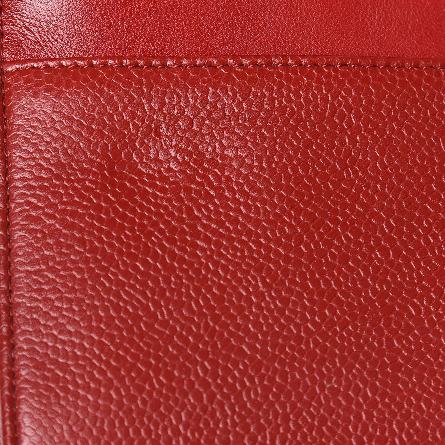 Chanel Caviar Timeless CC Wallet On Chain WOC Red 12 of 14