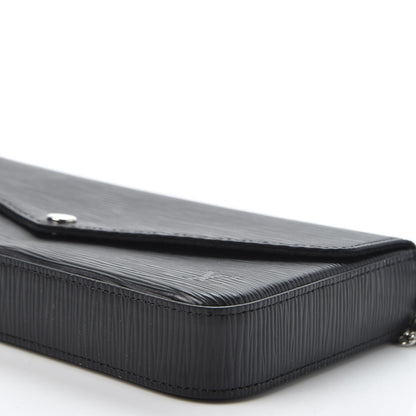 Louis Vuitton Epi Pochette Felicie Black 6 of 11