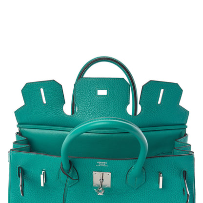 Hermes Taurillon Clemence Birkin 30 Bleu Paon 15 of 31