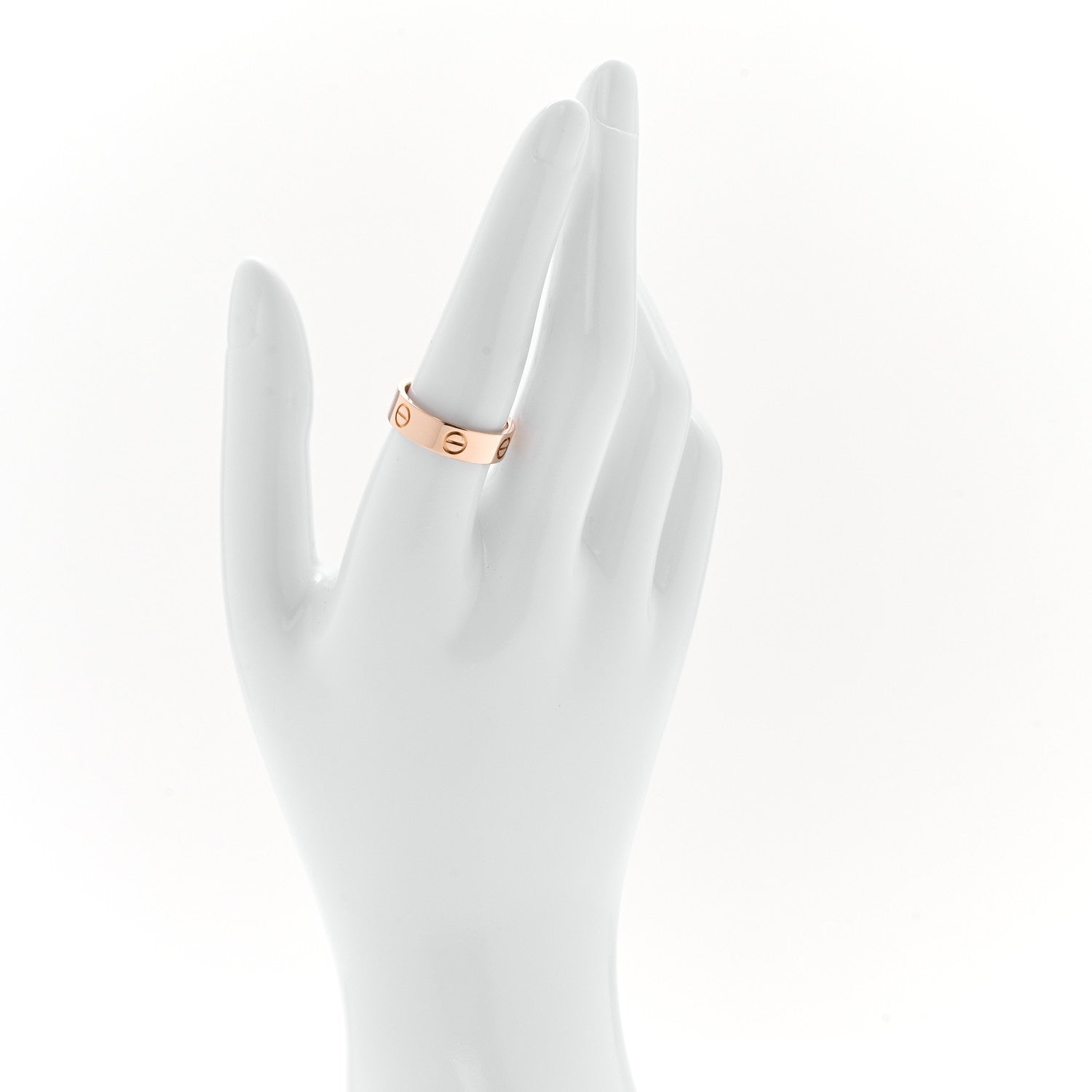 Cartier 18K Pink Gold 5.5mm LOVE Ring 56 7.75 2 of 4