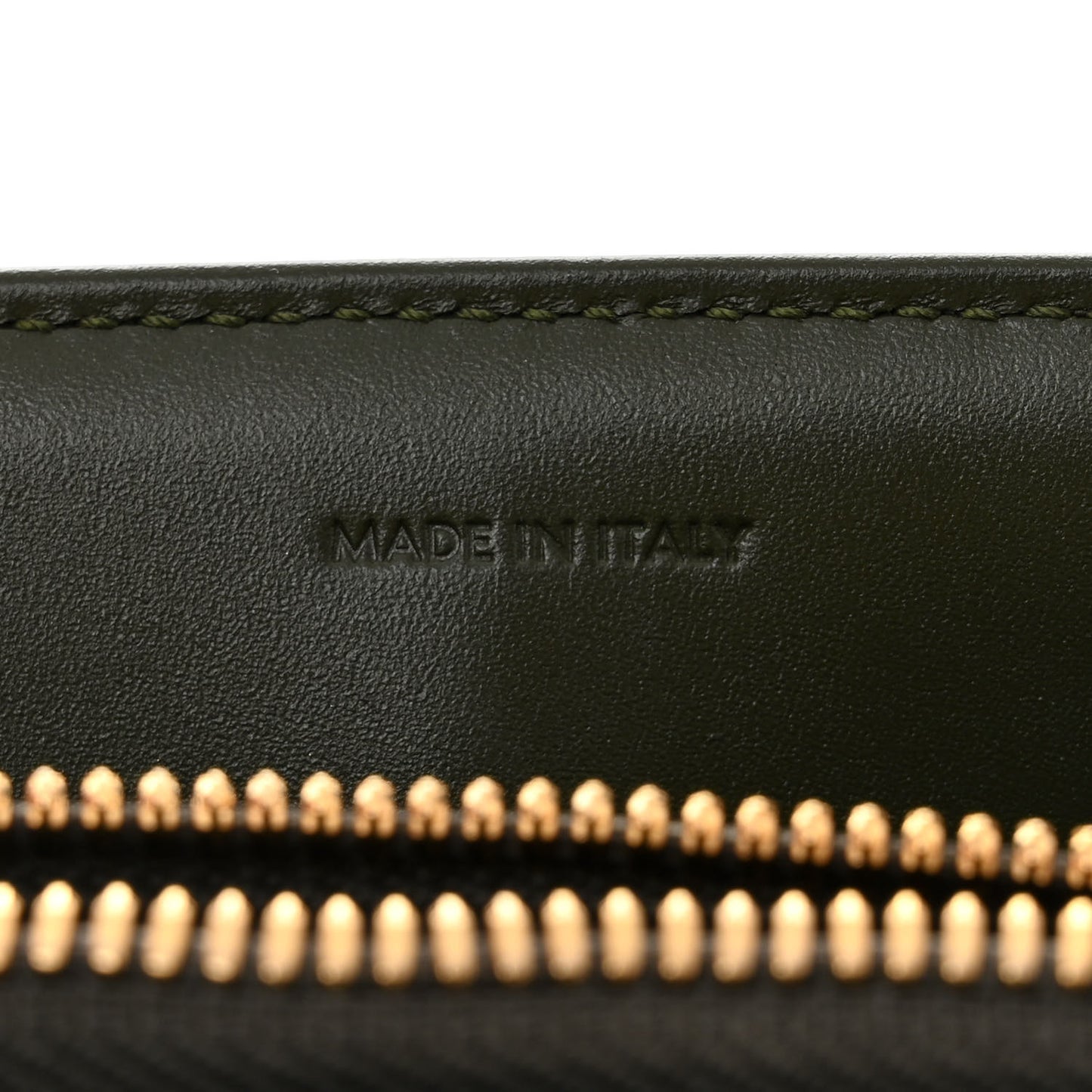 Satinated Calfskin Medium 16 Top Handle Bag Khaki