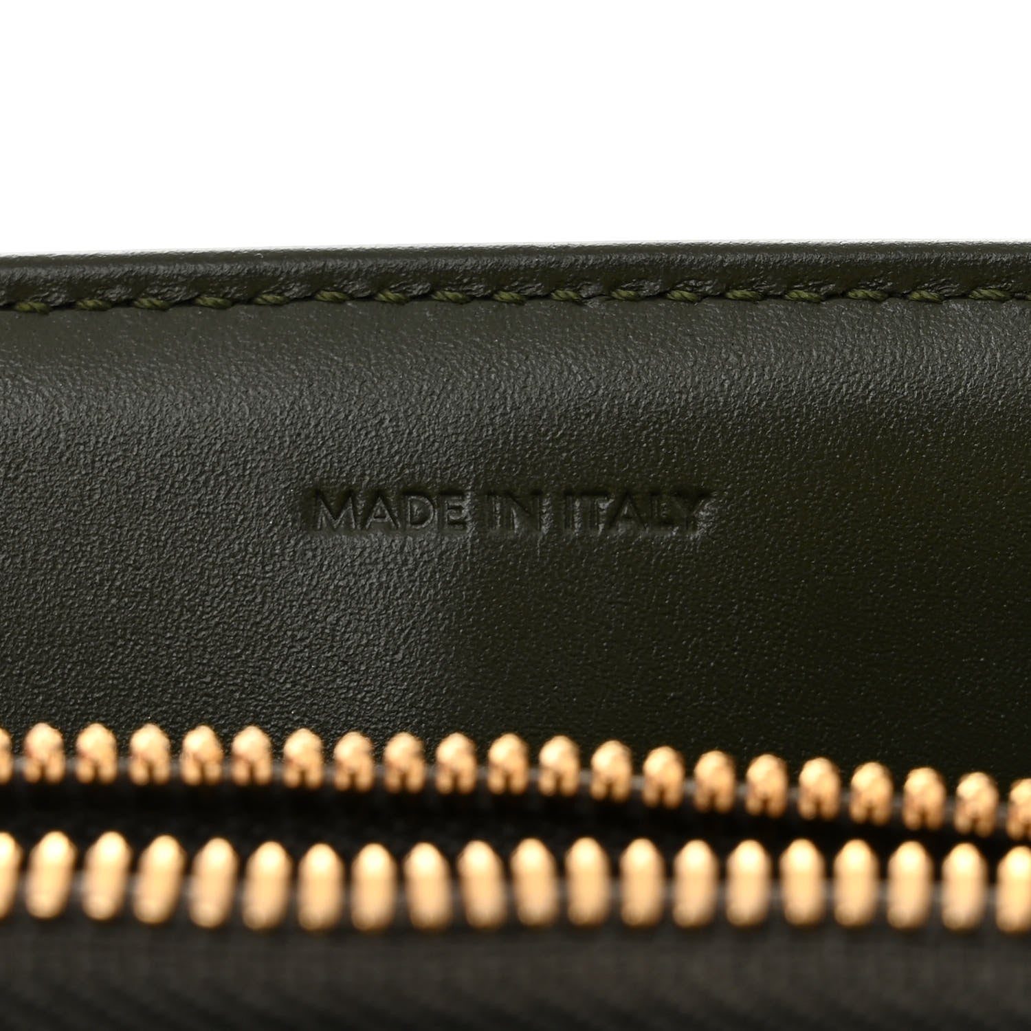 Celine Satinated Calfskin Medium 16 Top Handle Bag Khaki 7 of 12