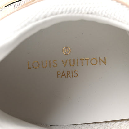 Louis Vuitton Calfskin Damier Azur Run Away Sneakers 39 White 8 of 10
