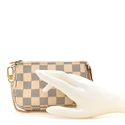 Louis Vuitton Damier Azur Mini Pochette Accessories 2 of 14