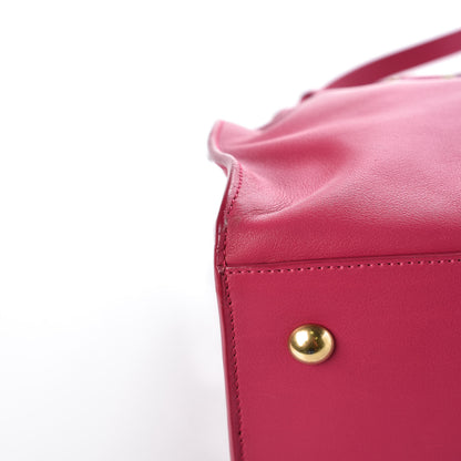 Saint Laurent Calfskin Small Classic Y Cabas Fuchsia 8 of 11