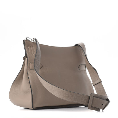 Hermes Taurillon Clemence Jypsiere 34 Gris Tourterelle 3 of 10
