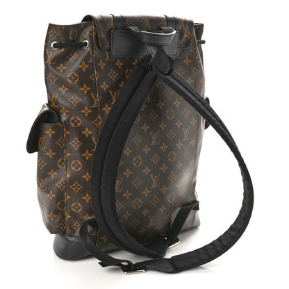 Louis Vuitton Monogram Macassar Christopher PM Backpack 2 of 9