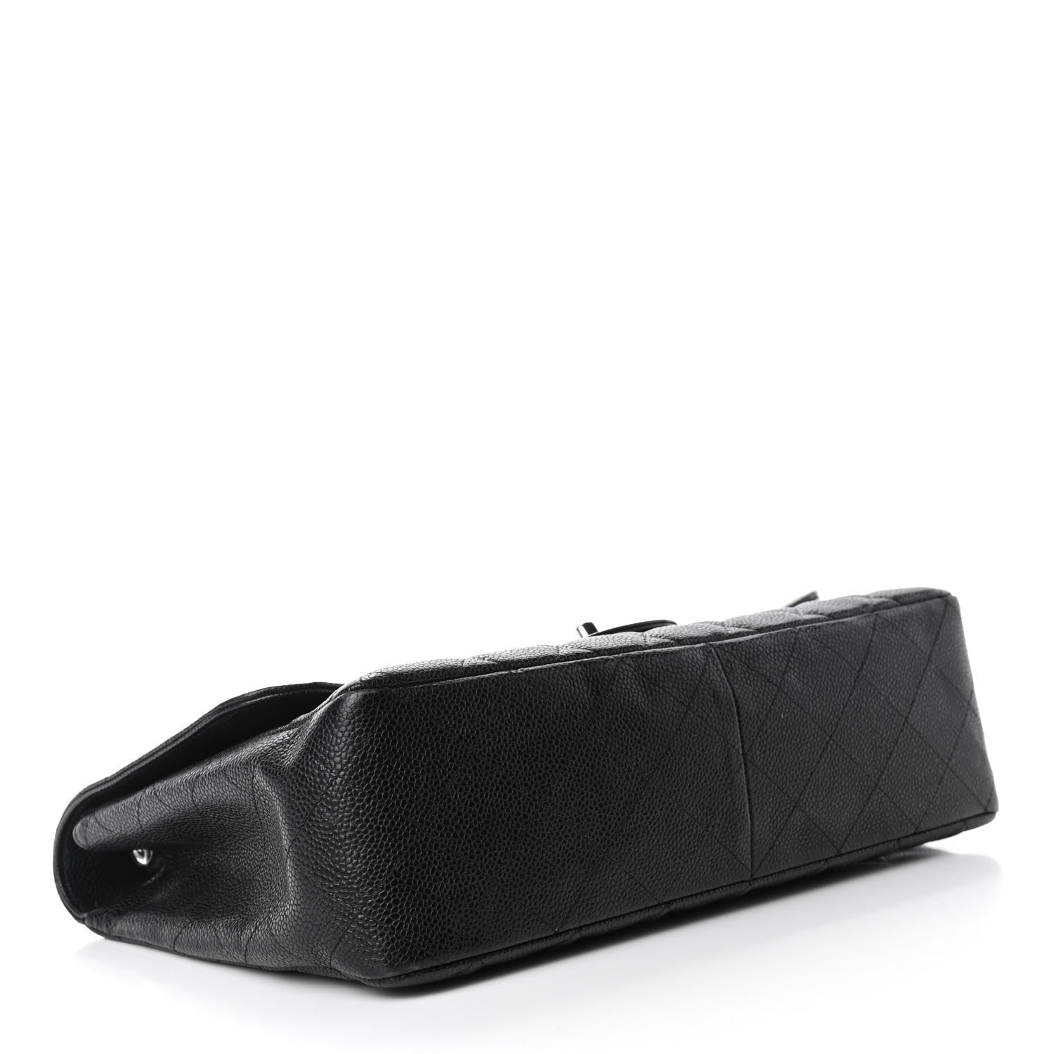 Chanel Caviar Quilted Jumbo Single Flap Black 3 of 8