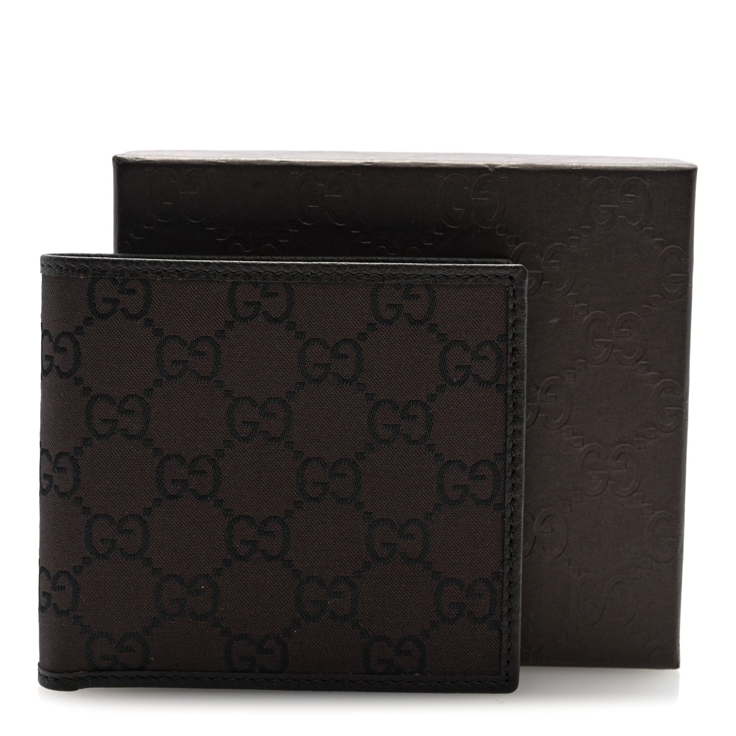 Gucci Monogram Bi-Fold Wallet Brown 7 of 7