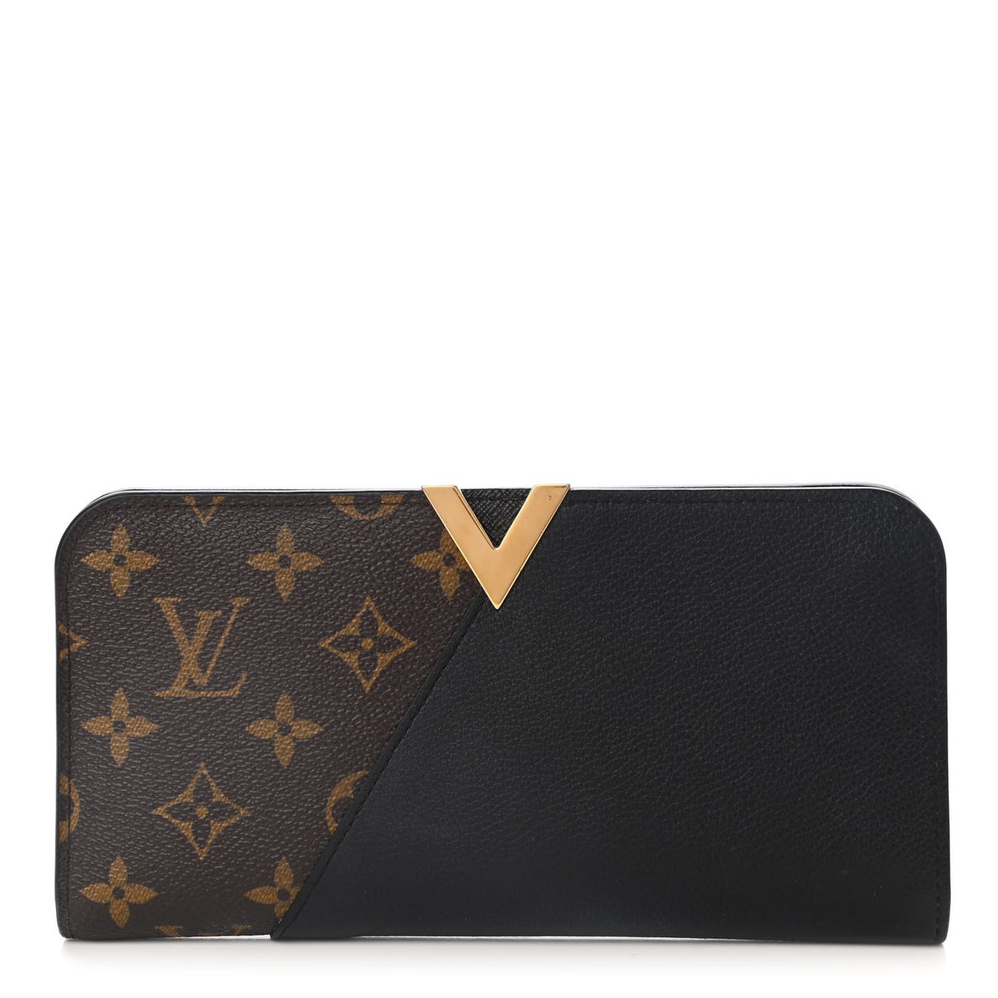 Monogram Calfskin Kimono Wallet Black
