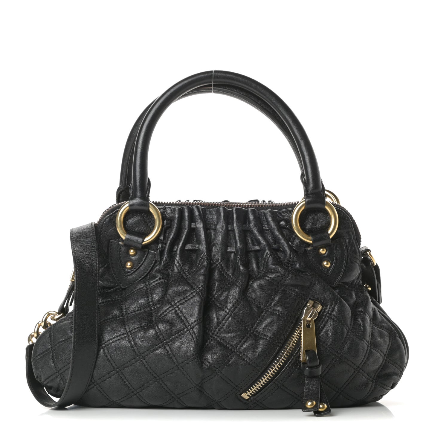 Lambskin Quilted Small Cecilia Black