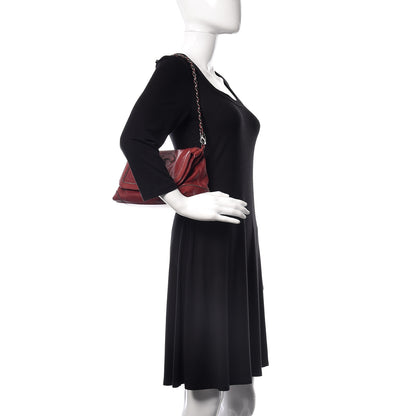 Chanel Lambskin CC Chain Shoulder Bag Red 2 of 15