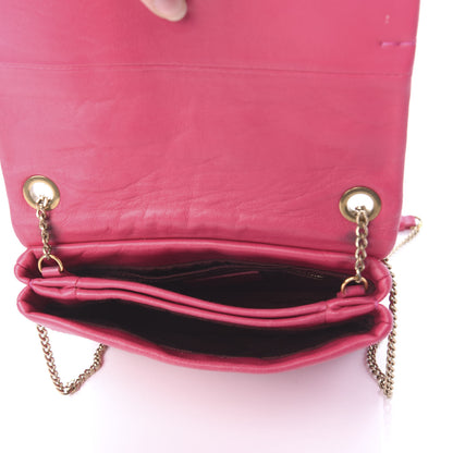 Lanvin Lambskin Mini Sugar Flap Shoulder Bag Pink 5 of 9