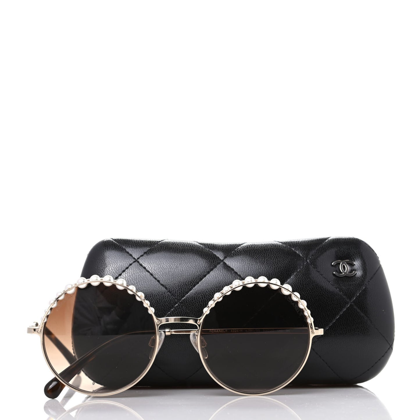 Pearl Round Sunglasses 4234-H Light Brown