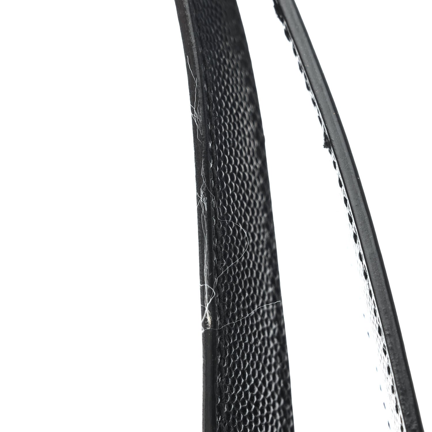 Saint Laurent Grain De Poudre Matelasse Chevron Monogram Shopping Bag Black 12 of 13
