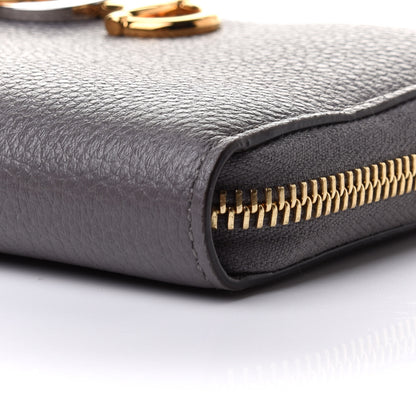 Gucci Grainy Calfskin Zumi Zip Around Wallet Dusty Grey 6 of 11