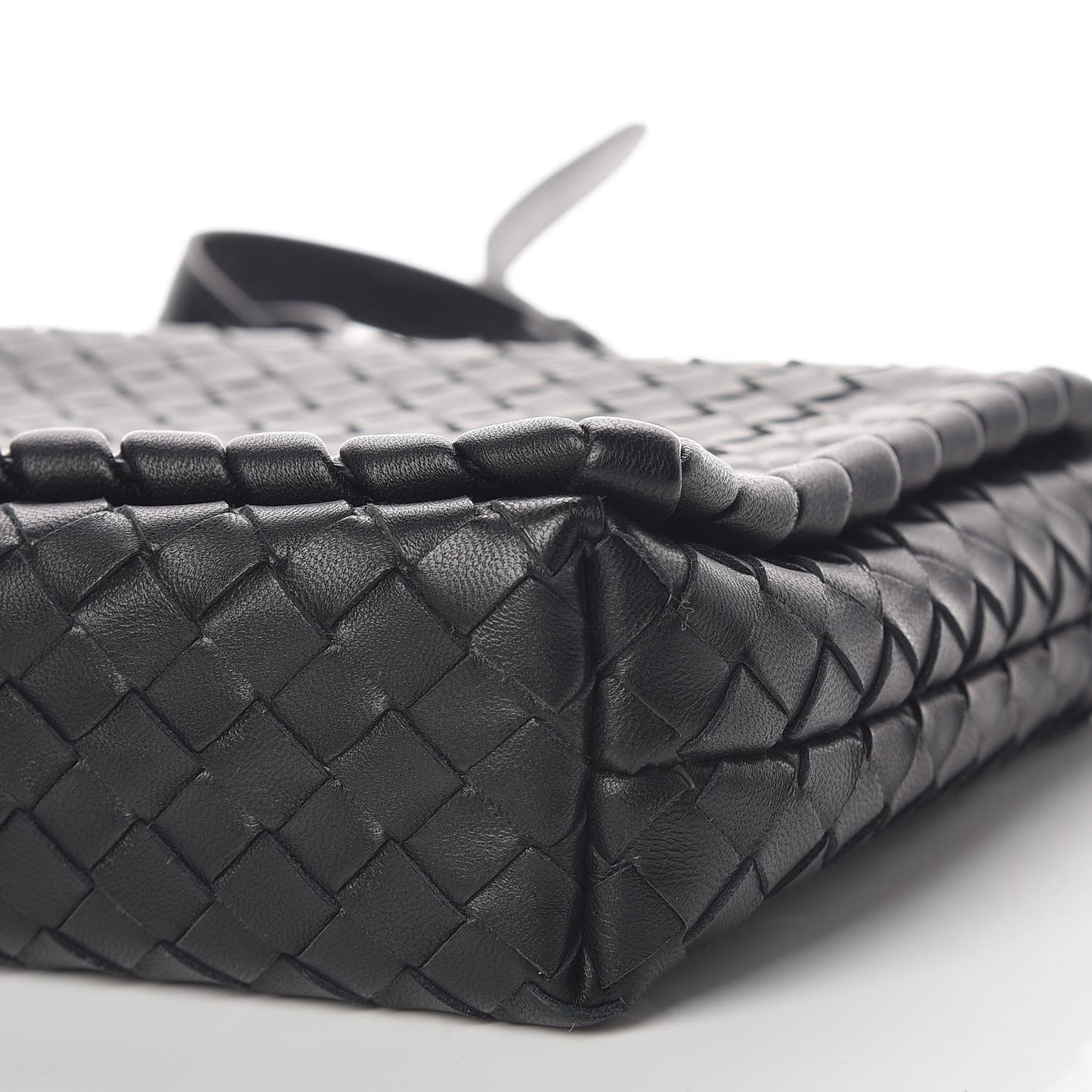 Nappa Intrecciato Dahlia Clutch Crossbody Black