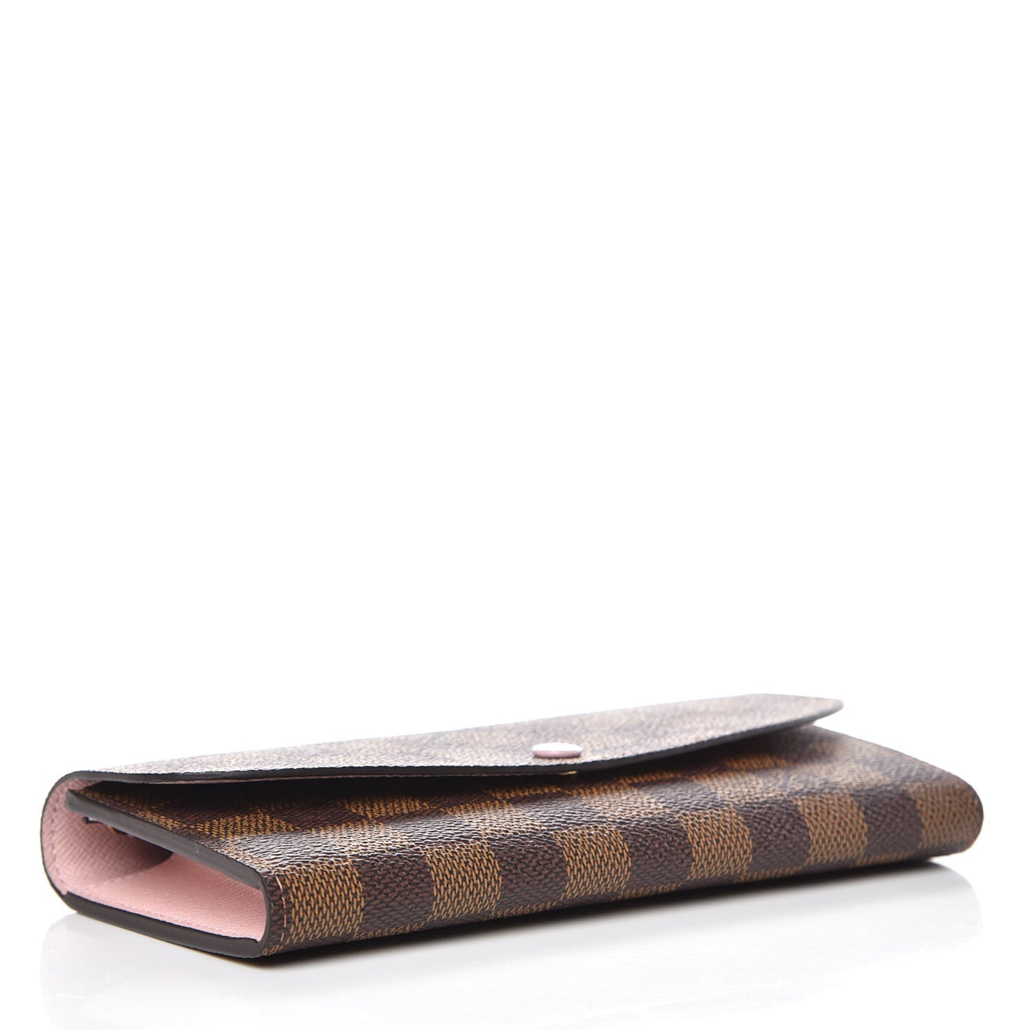 Damier Ebene Emilie Wallet Rose Ballerine