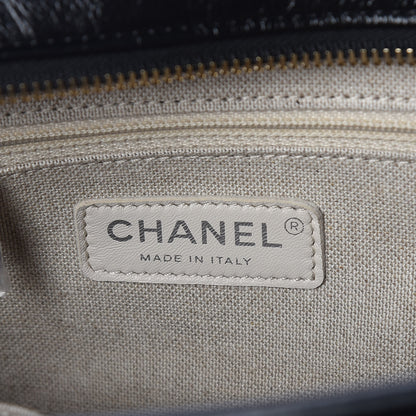 Chanel Tweed Calfskin Medium Gabrielle Hobo Black Brown 6 of 10