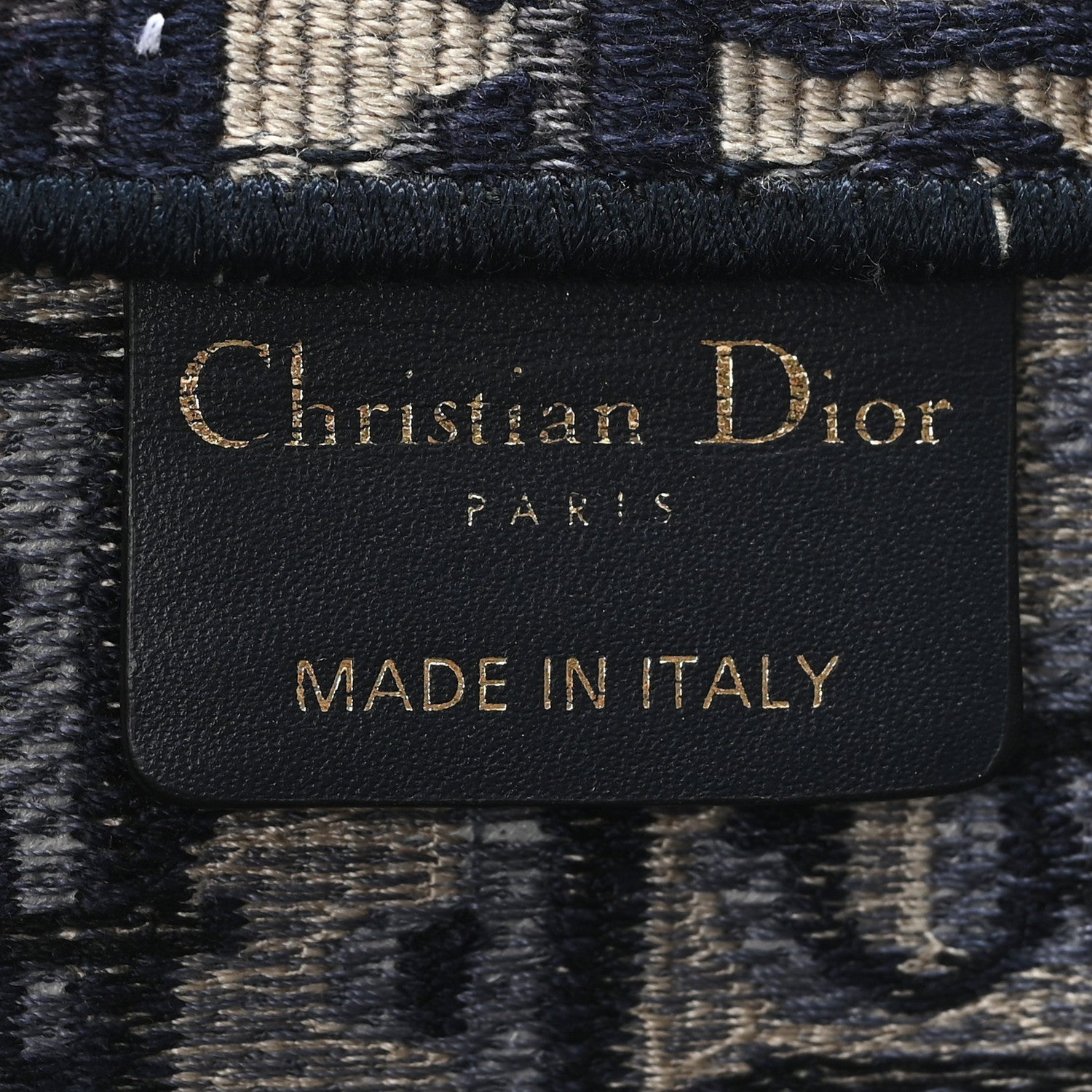 Christian Dior Oblique Large Book Tote Blue Multicolor 6 of 10
