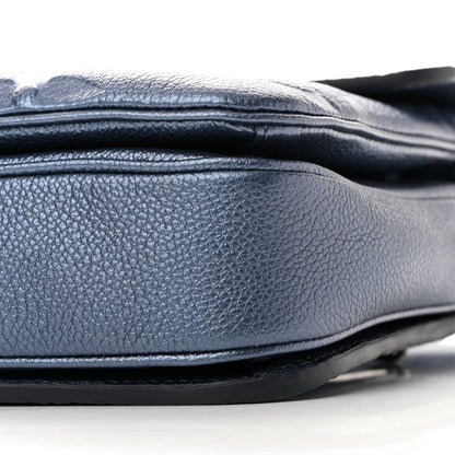 Louis Vuitton Metallic Empreinte Monogram Giant Pochette Metis Navy Nacre 9 of 9