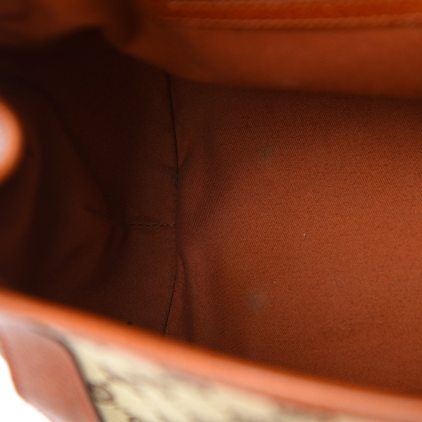 Monogram Bamboo Bullet Satchel Brown