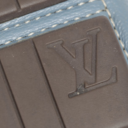 Louis Vuitton Suhali Studded Driving Loafers 37 Blue 8 of 9