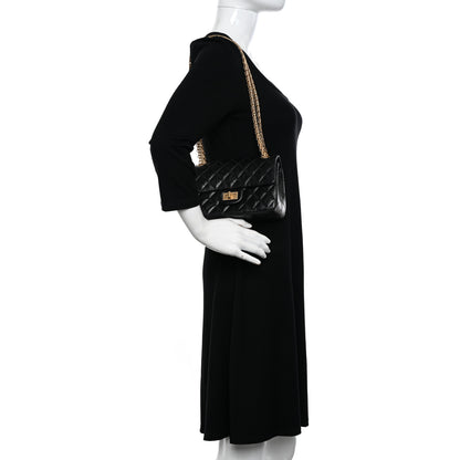 Chanel Aged Calfskin Quilted 2.55 Reissue Mini Flap Black 2 of 11