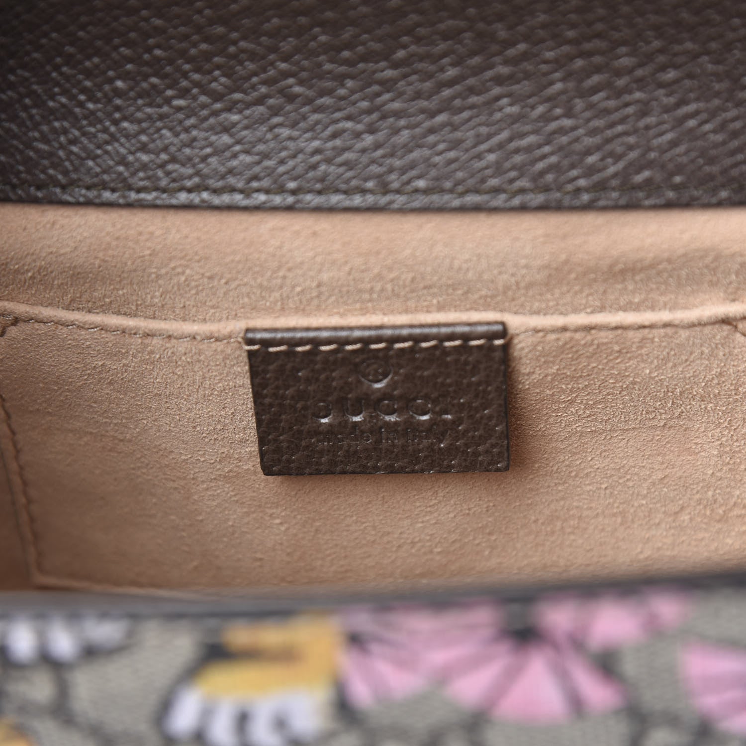 Gucci GG Supreme Monogram Bengal Small Padlock Shoulder Bag Beige Pink 5 of 9