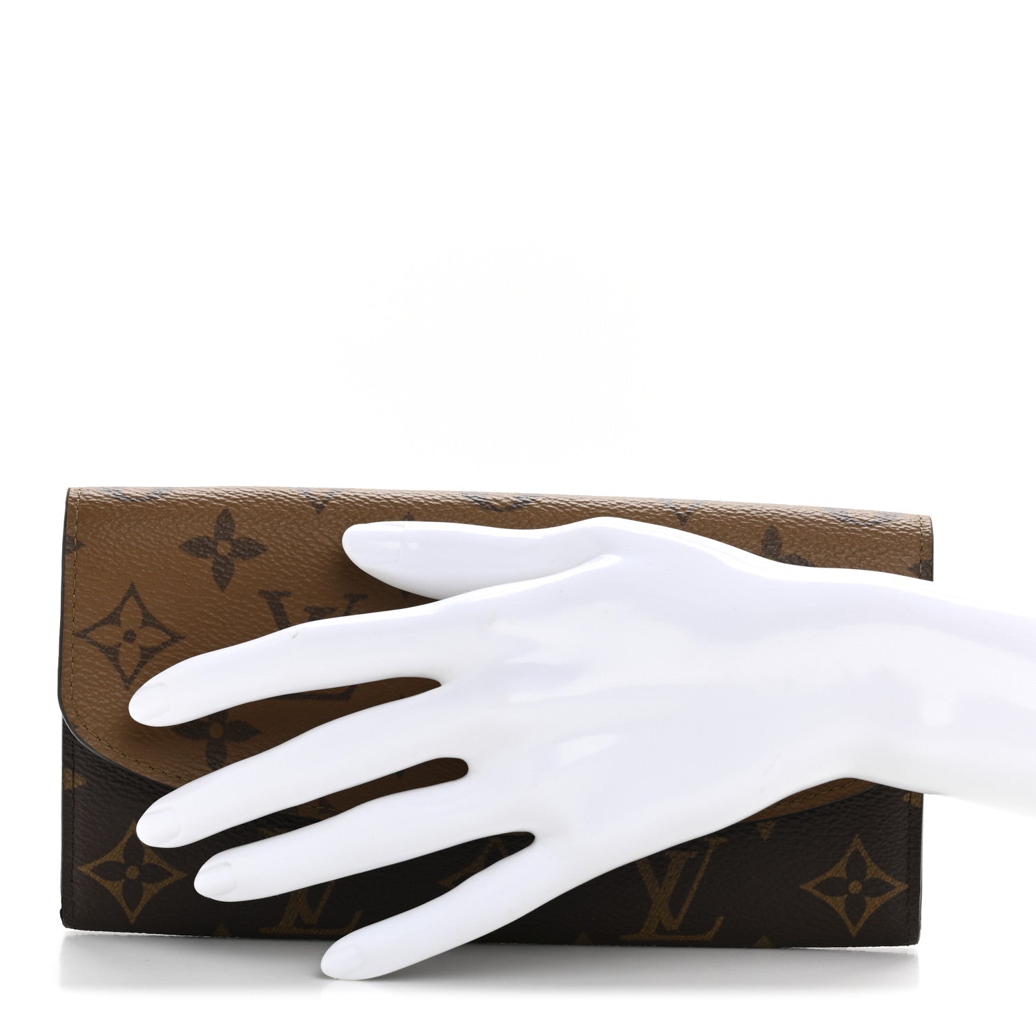 Louis Vuitton Reverse Monogram Emilie Wallet 2 of 8