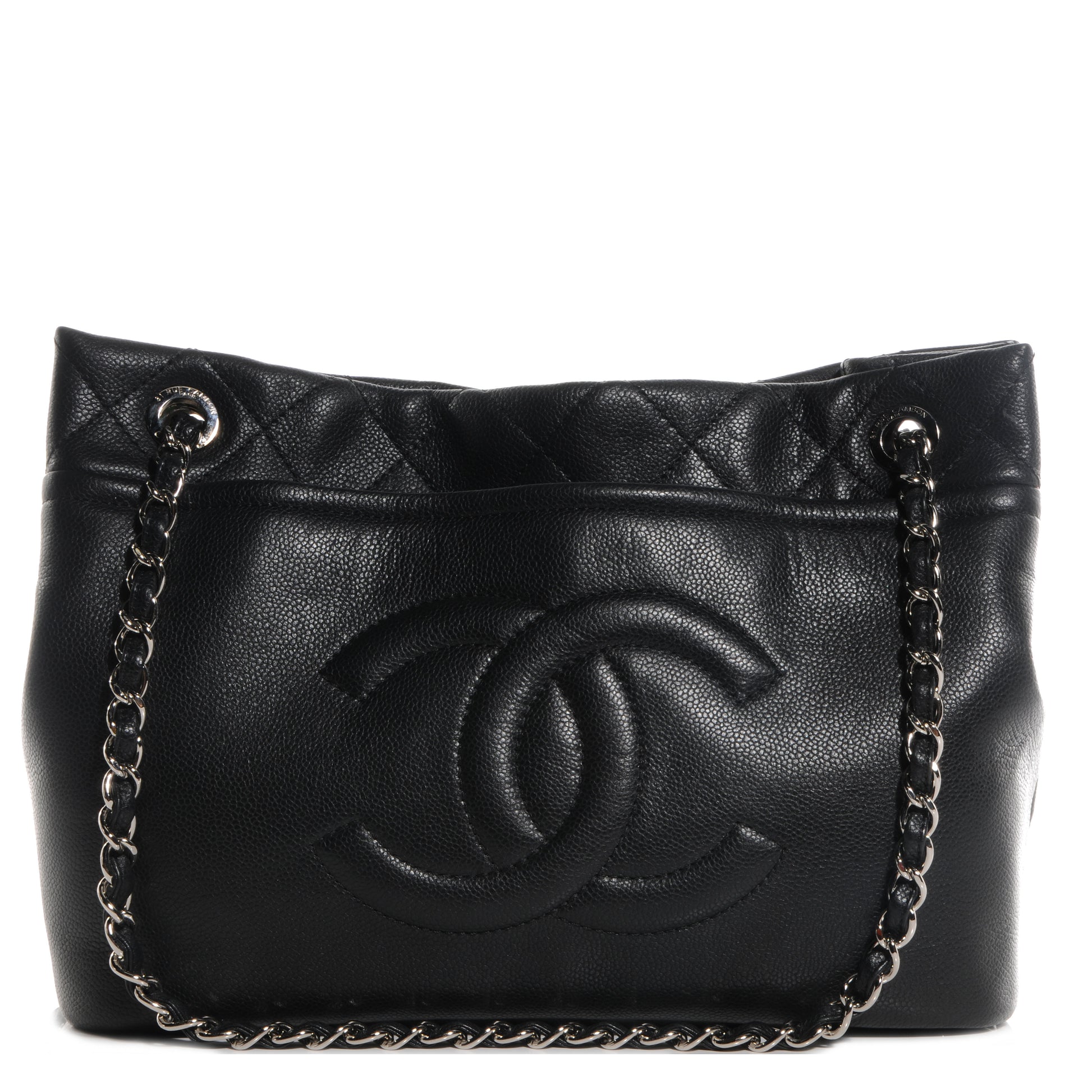 Chanel Caviar Large CC Timeless Soft Tote Black 1 of 8