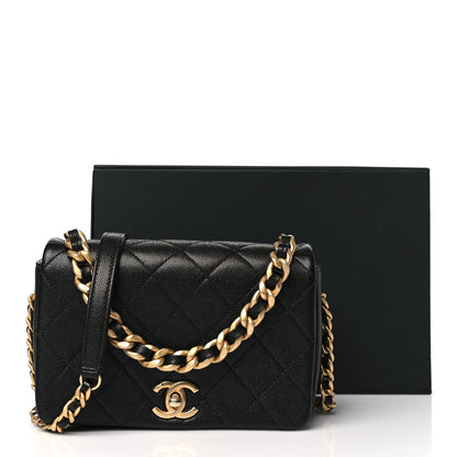 Chanel Caviar Quilted Small Fashion Therapy Flap Bag Black 11 of 11
