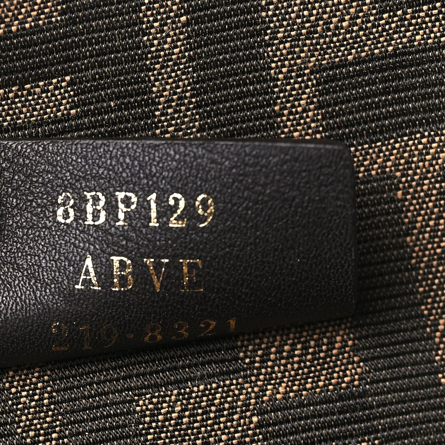 Shiny Nappa Small Fendi First Poudre