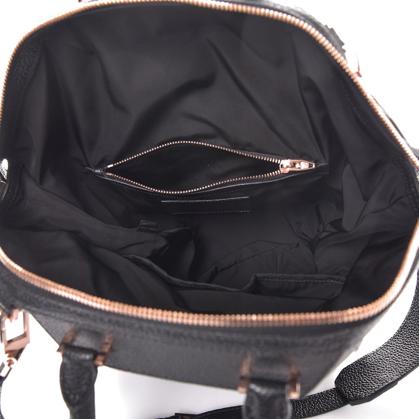 Pebbled Lambskin Medium Emilie Black