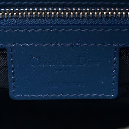 Christian Dior Patent Cannage Large Lady Dior Blue 6 of 11