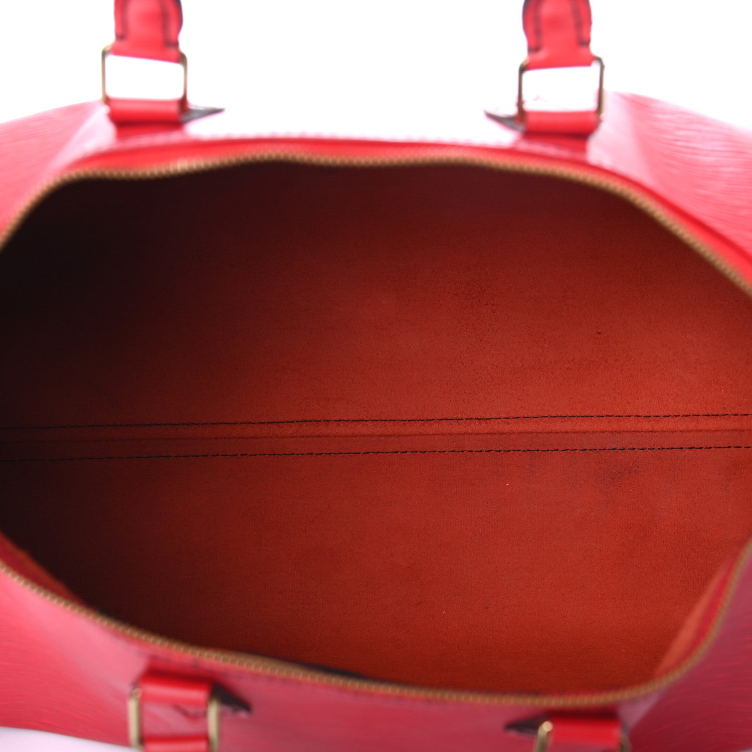 Louis Vuitton Epi Speedy 40 Castillan Red 4 of 8